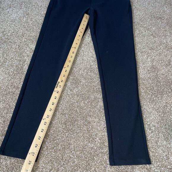 Michael Kors pants pull on stretch black skinny pockets/trousers comfort SZ 6 - Picture 10 of 13
